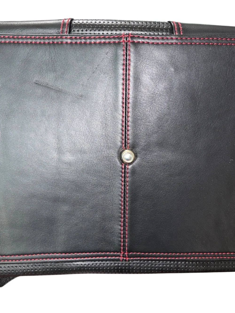 Custom Simmons Bank (S1) Links & Kings Sports Duffel Bag NWT Black Leather